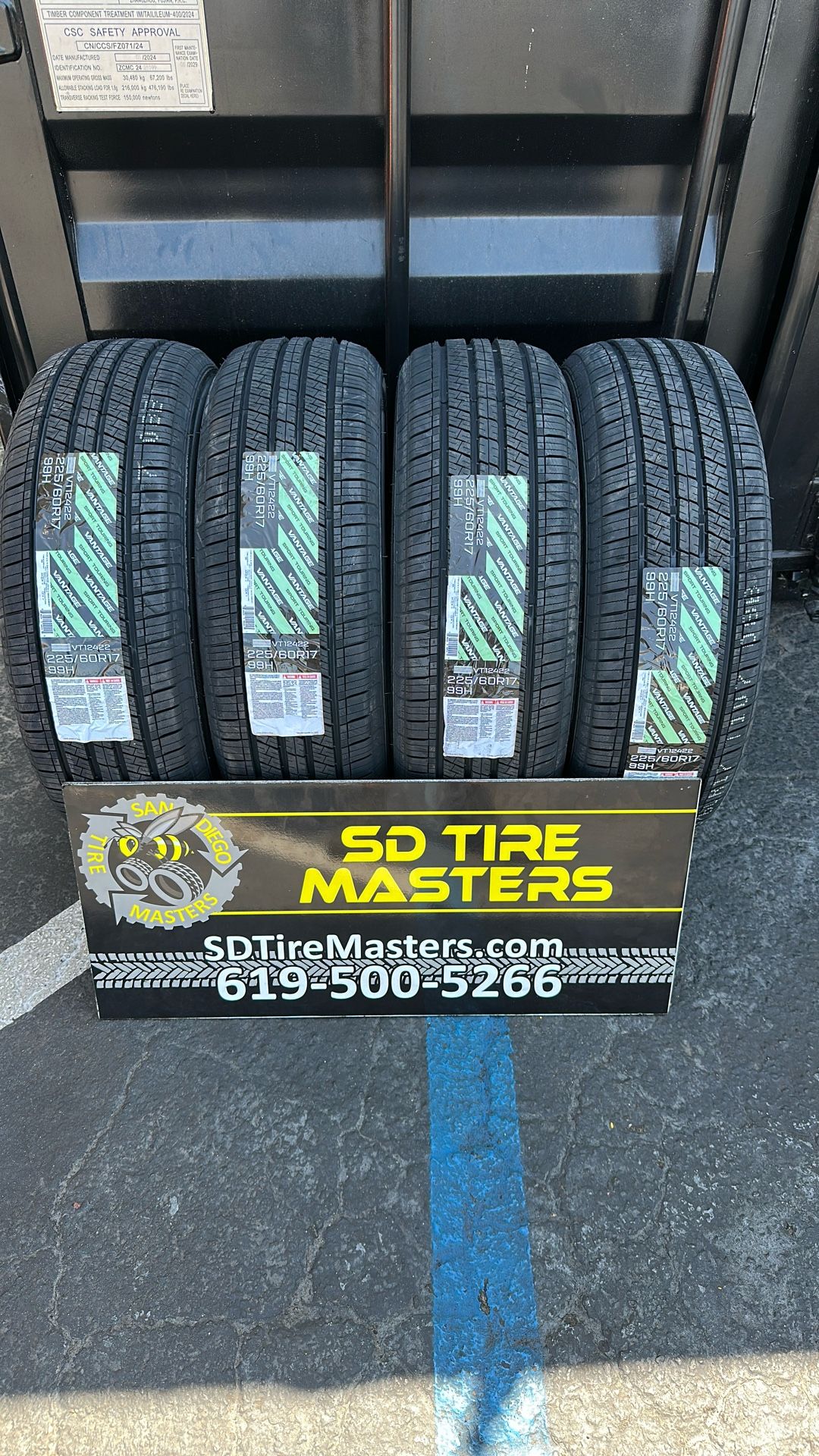 4 NEW TIRES 225/60/17 Advantage Touring AS $380 Cash Price π π FREE INSTALLATION π π