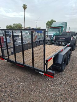 Ranch King Tandem Axle Utility Trailer with Ramp 2025