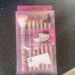 New Hello Kitty Make Up Brushes 