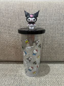 AMC Hello Kitty 20 oz Cup w/ Mystery Topper (Kuromi)