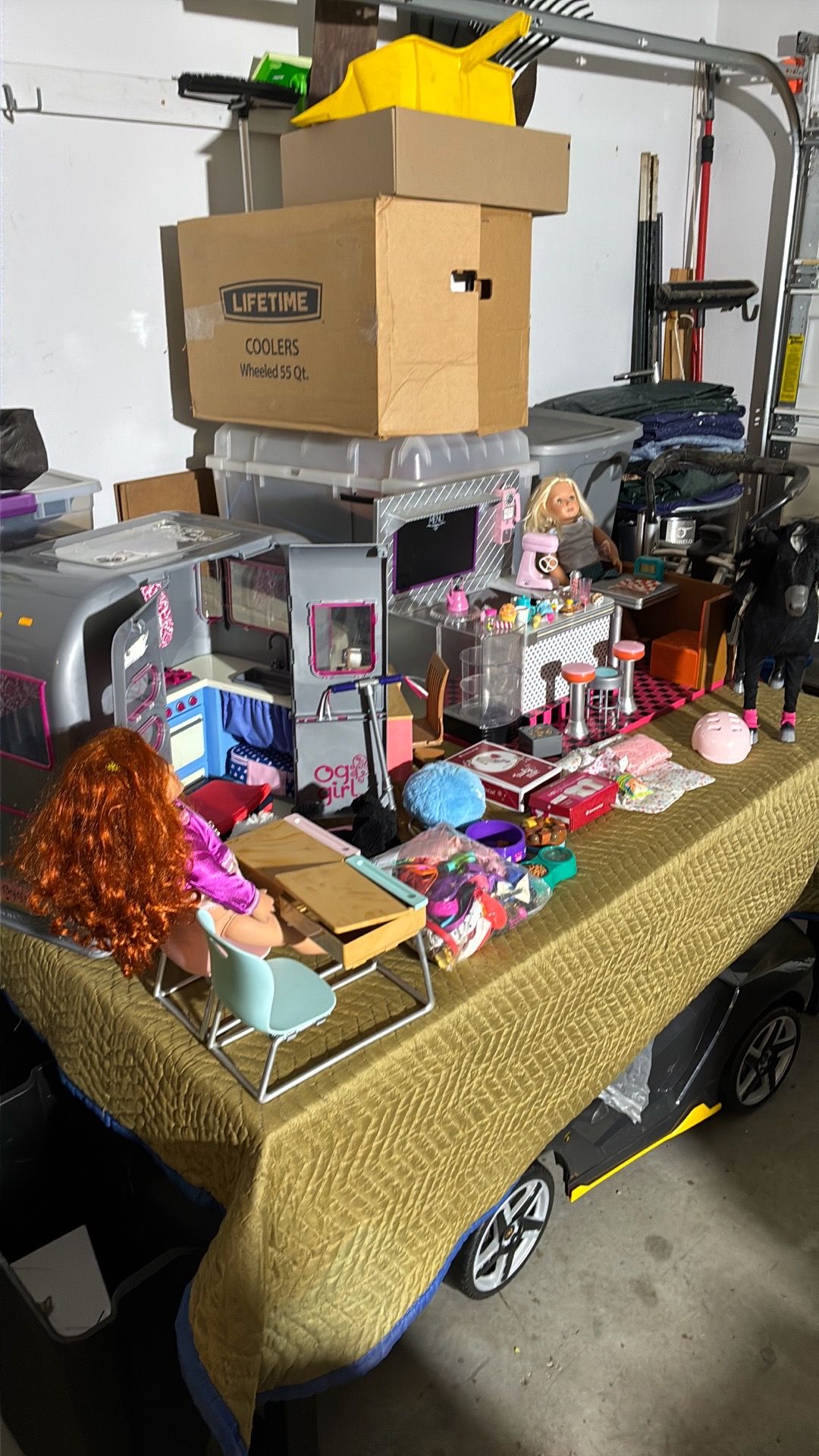 Huge lot American girl our generation dolls and accessories