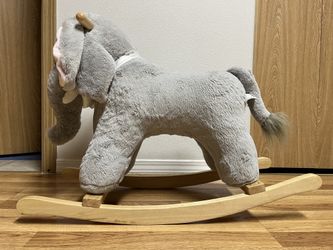 Adorable Elephant Plush Rocker – Soft & Sturdy!