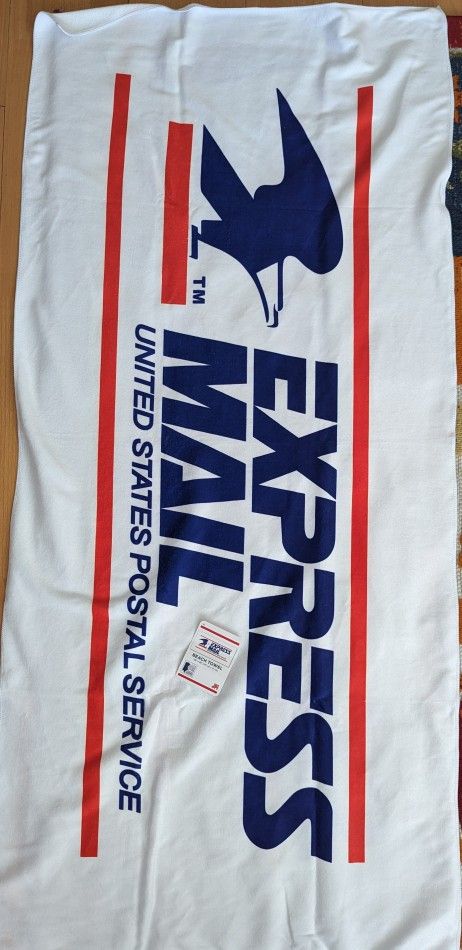 Beach Towel USPS Priory Mail