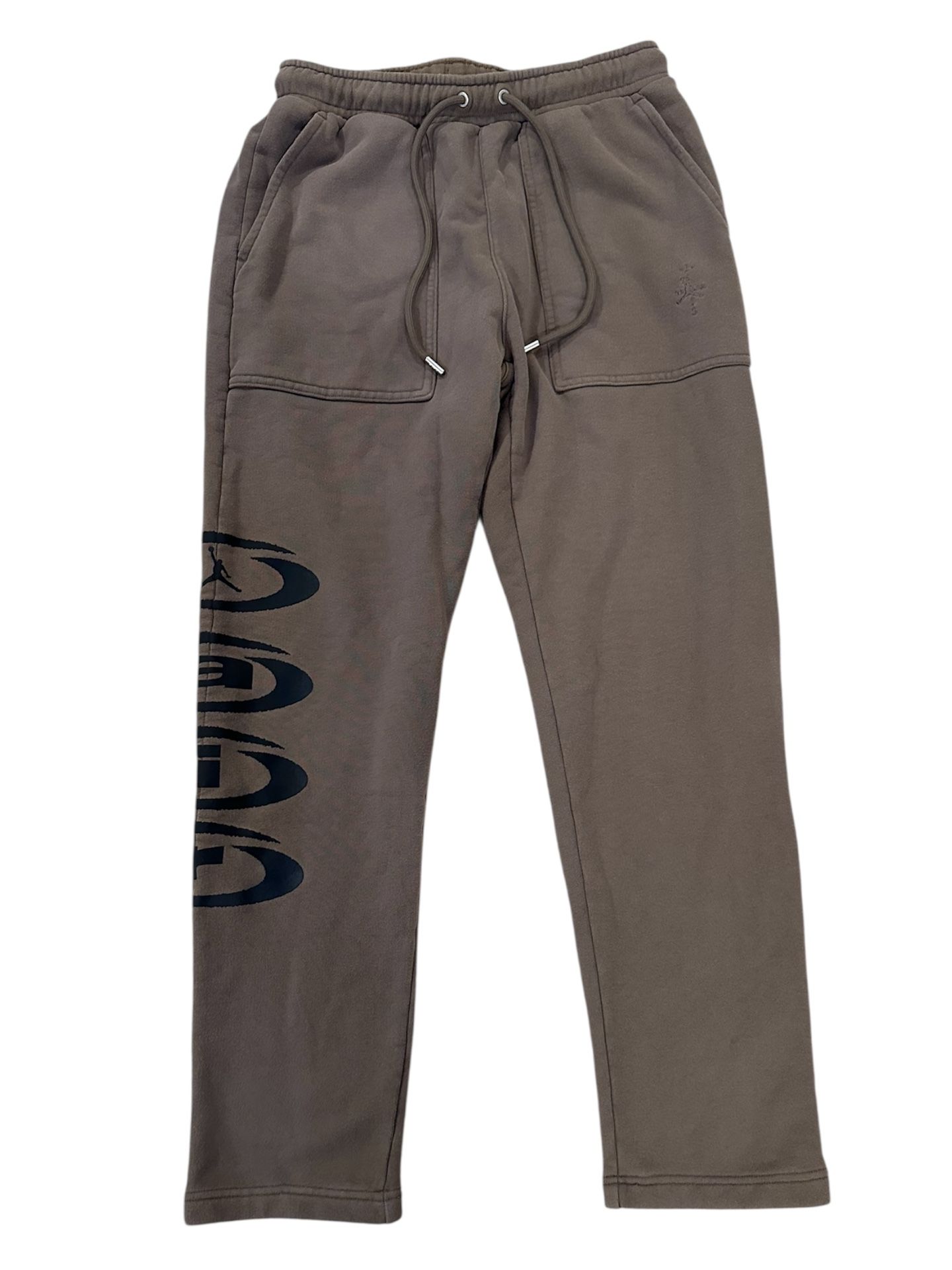 Jordan x Travis Scott Men's S Cactus Jack Fleece Pants Brown DZ5508–275