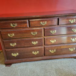 Dresser with Mirror and Nightstand