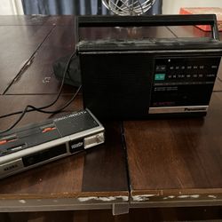 Vintage Panasonic Ac Battery And Minolta Pocket Camera 