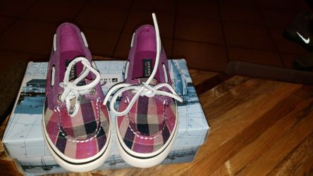 Girl Sperry's boat shoes size 13 1/2