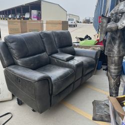 Slate Color (Grey-Brown) Electric Reclining New Sofa $500 OBO