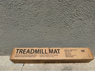 New Treadmill Mat 3ft x 7ft x 1/4in