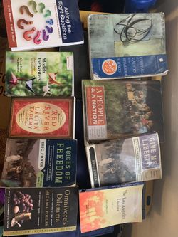 School books for sale and some novels
