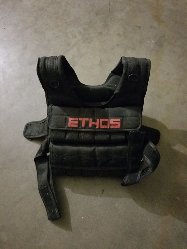 Ethos 60Ib weighted vest: adjustable weights