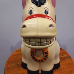"Neighing" Donkey Cookie Jar 1994