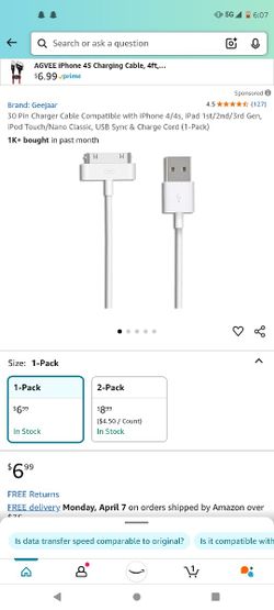 30pin Charger Compatible With iPhone 