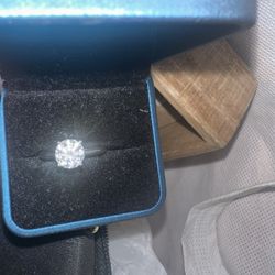 2 Ct Diamond Ring Sterling Silver Gra Certified Will Have Diamond Tester 