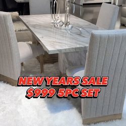New 5pc Dining Set In Box Buy Now Pay Later $39 Down No Credit Needed