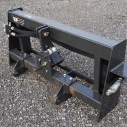 Bobcat skid steer to 3 point hitch tractor motorized adapter