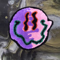 Trippy Face Rug 