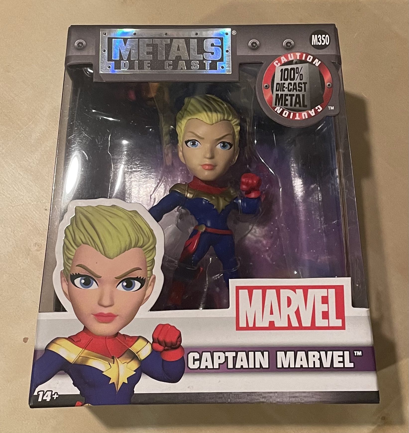 NEW Captain Marvel Metal diecast