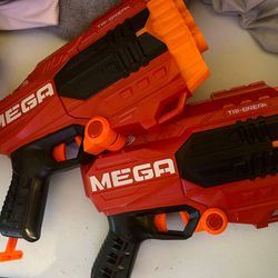2 Mega Nerf Guns 