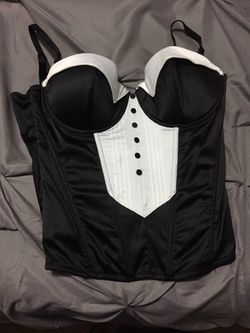 Tuxedo corset