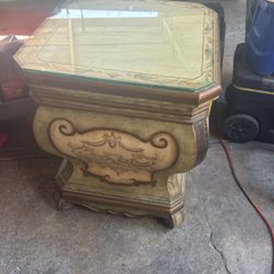 Antique Flower Table 