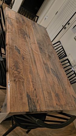 Mango wood dining table