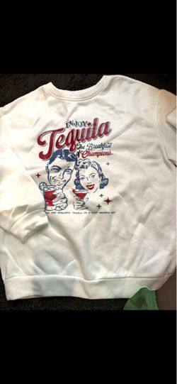 Tequila Breakfast of Champions Graphic Sweatshirt