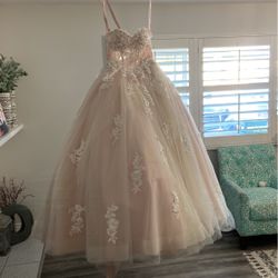 Moda 2000 Volume 2 Iv/champ/blush Quinceañera Dress