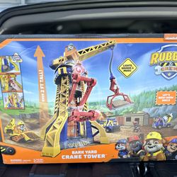 Paw patrol Rubble bark yard crane tower