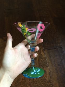 Decorative Martini Glass