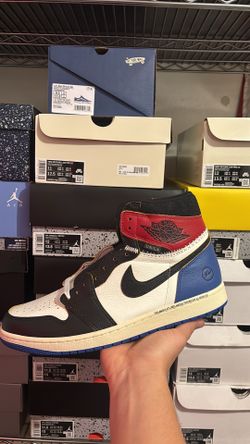 Jordan 1 Retro High OG SP Fragment X Union LA Varsity Red Sport Royal
