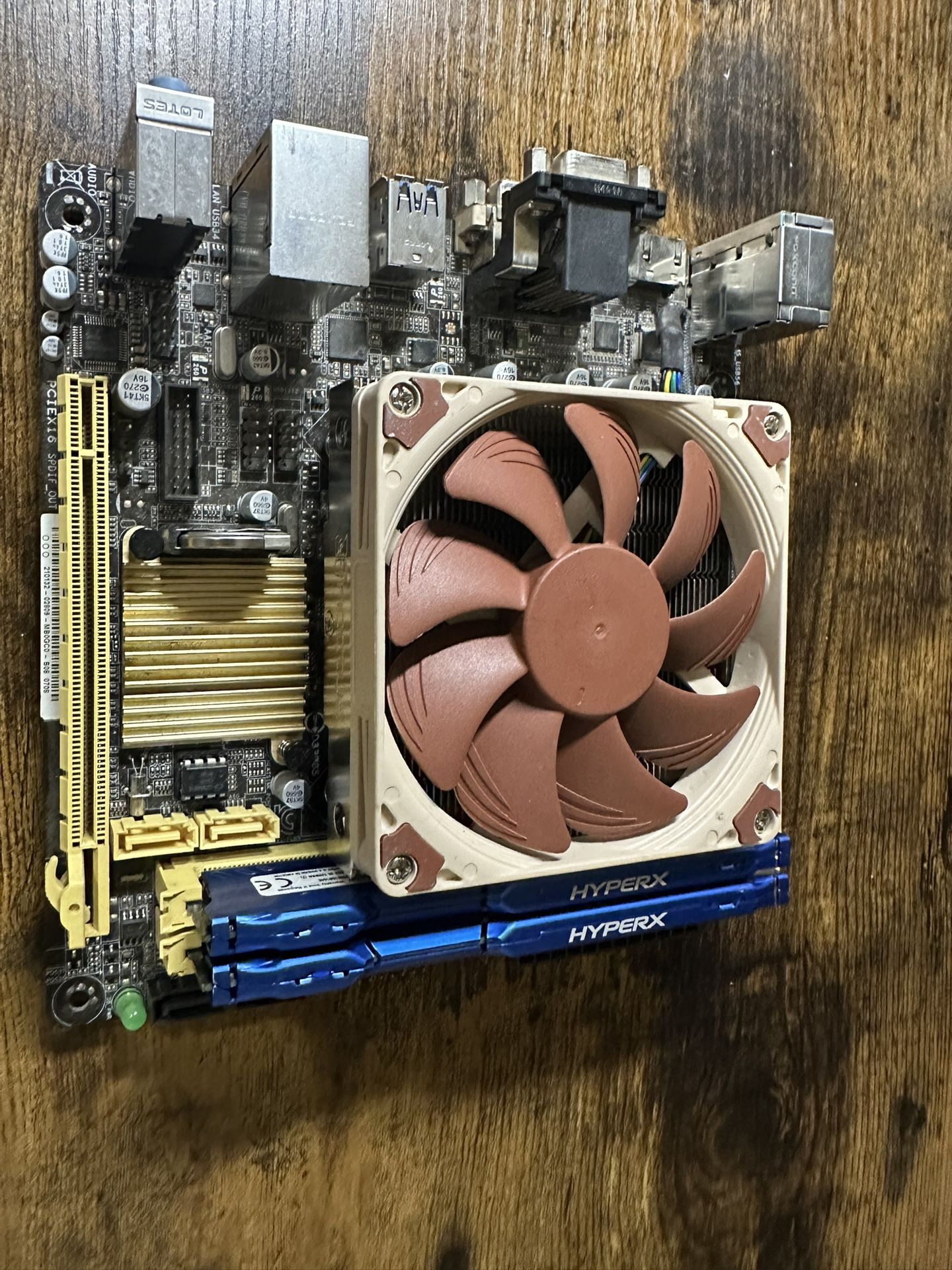 ITX Motherboard, Cooler, RAM, and Combo