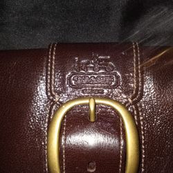 Brown Coach Leather Wallet