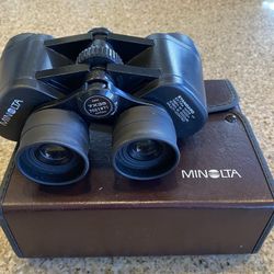 Minolta Binoculars & Case