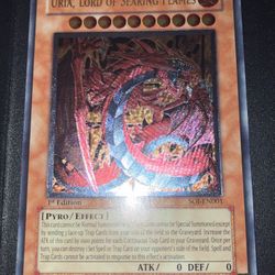 Uria, Lord of Searing Flames | SOI-EN001 | 1st Ed Ultimate Rare | NM-LP | 2006