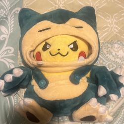 Snorlax Poké Maniac Costume Pikachu Poké Plush - 8 In.