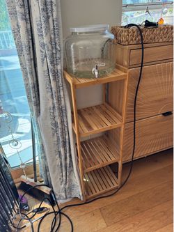 Alive water crock dispenser and stand