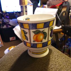 Vintage England Roy Kirkham "Juicy Fruit Bone China Mugs"   Set Of 3