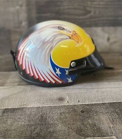 Anstun USA Vintage Motorcycle Helmet