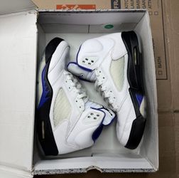 WORN JORDAN 5 "DARK CONCORD" - Used/Worn Size 9