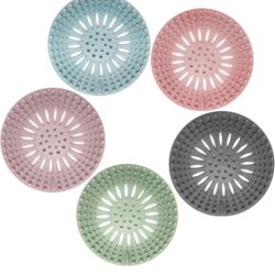 2- 
Gotega Drain Strainers, Hair Catcher Shower Drain Covers Protector, Flexible TPR M
