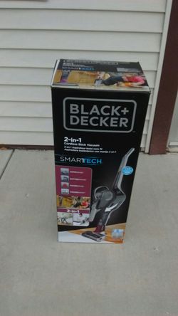 Black & Decker cordless stick vacuum 2 and 1 smart technology lithium strong suction brand new