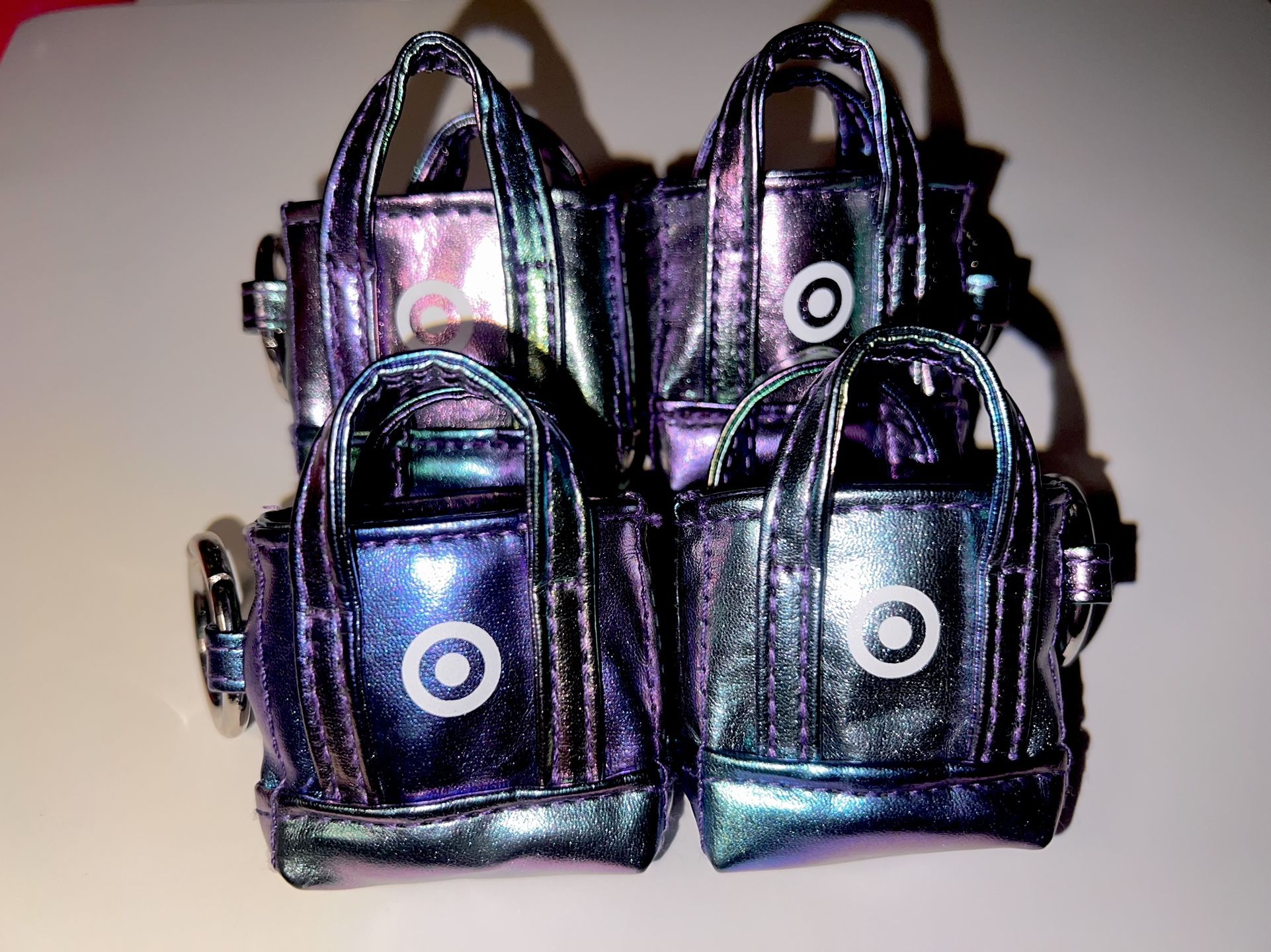 TARGET Metallic 2025 Black Friday NEW Mini Keychains Set of 4