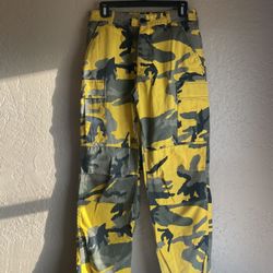 Yellow Camo Pants