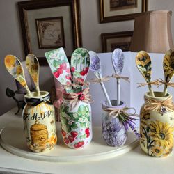 NEW ADDITIONS to my spoon and jar sets