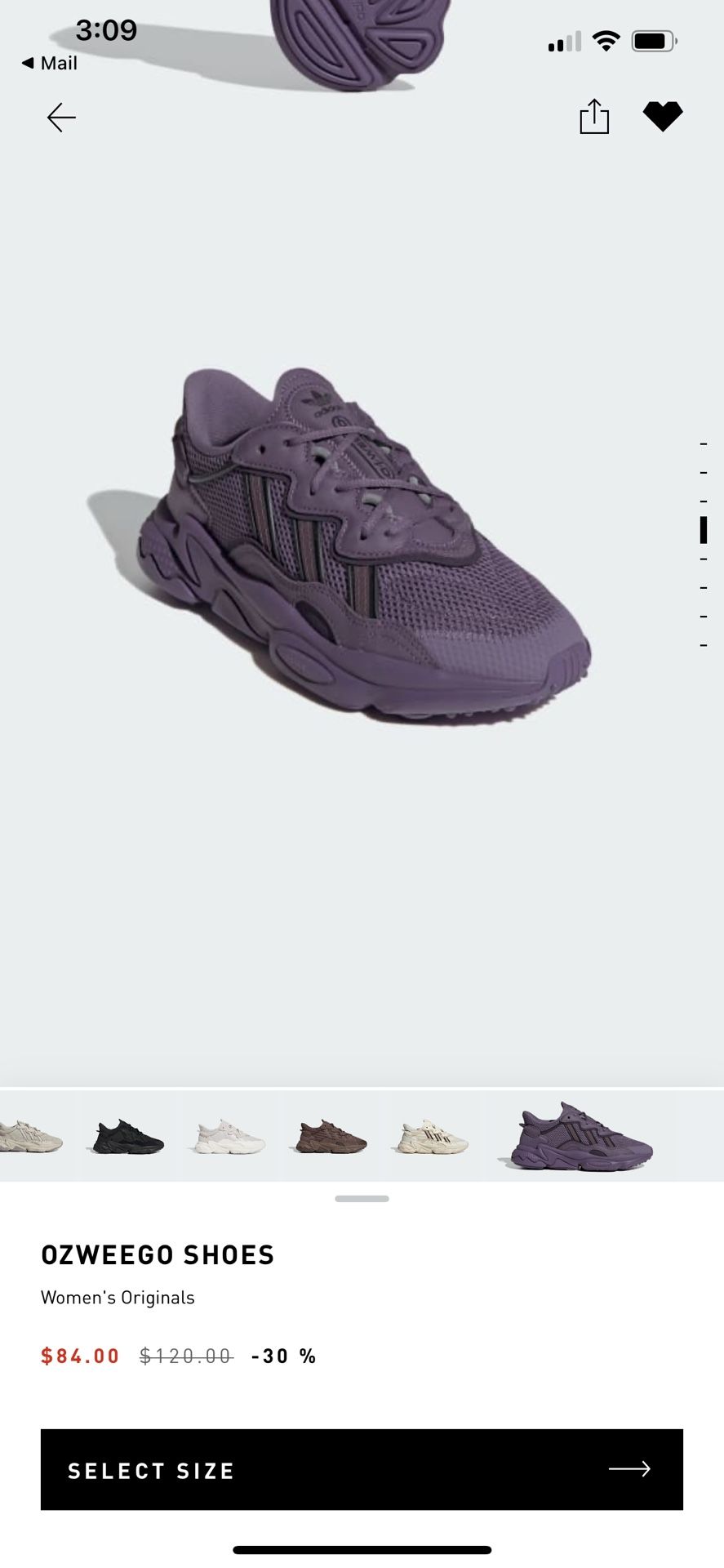 Women’s Adidas OZWEEGO Shoes All Purple