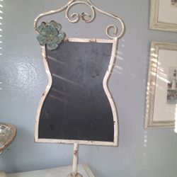 Chalk Board Figure Decor