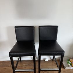 Black Kitchen Island/Bar Stool Chairs