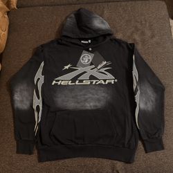 Hellstar the Future Black/Pink Hoodie Size Medium 