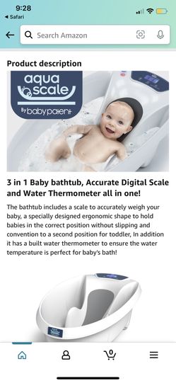 Aqua scale sales baby bath instructions